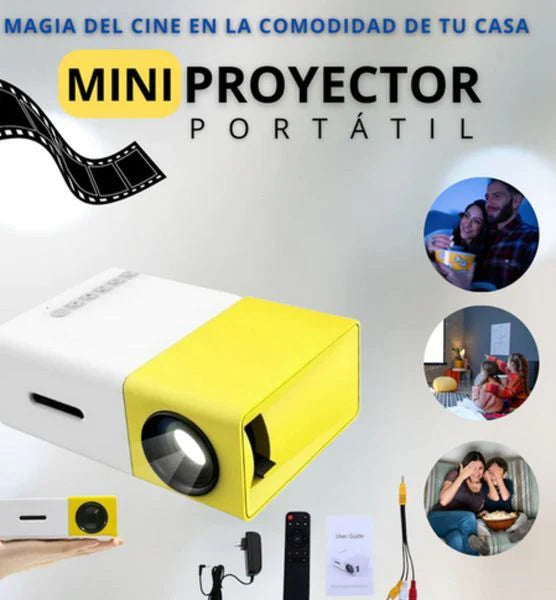 🌟 Mini Proyector Portátil "LuminaPro" 🌟 + Control Remoto de Regalo